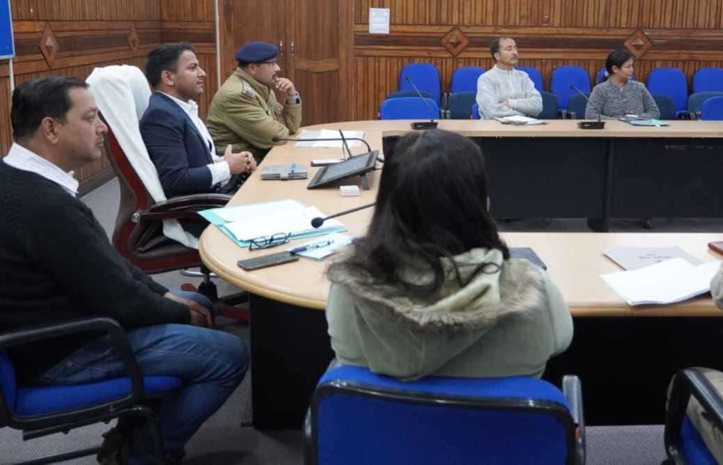 Meeting By DM in Pithauragarh