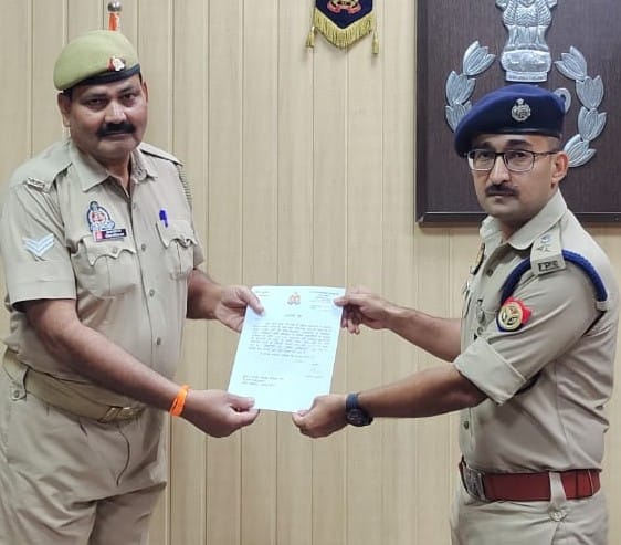 Head constable got ADG's citation