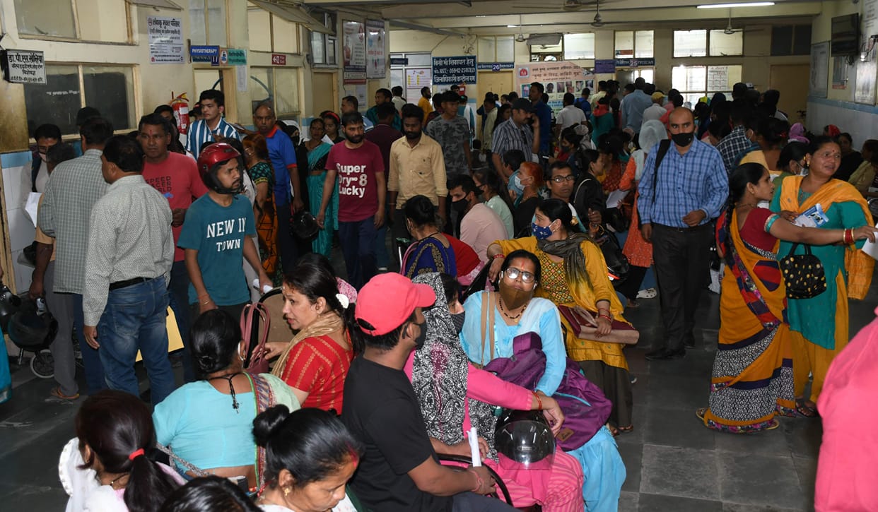 1664 patients reached OPD of STH
