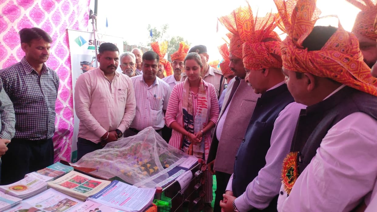 Inauguration of Meva festival by worshiping the land and planting the flag