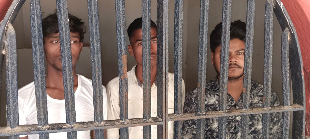 Three accused of molestation and stone pelting arrested in Pipraich, sent to jail