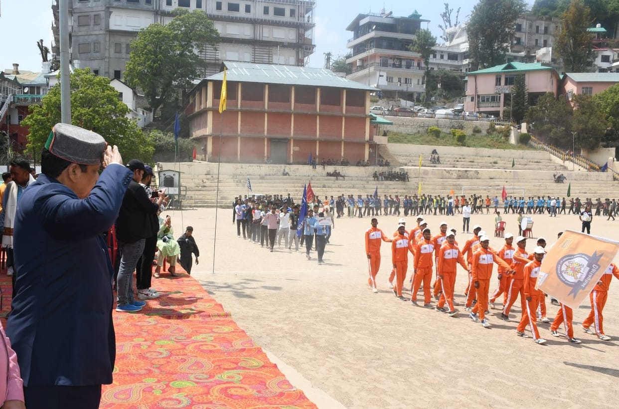 373 player students of private and government ITI gathered in Thodo Maidan