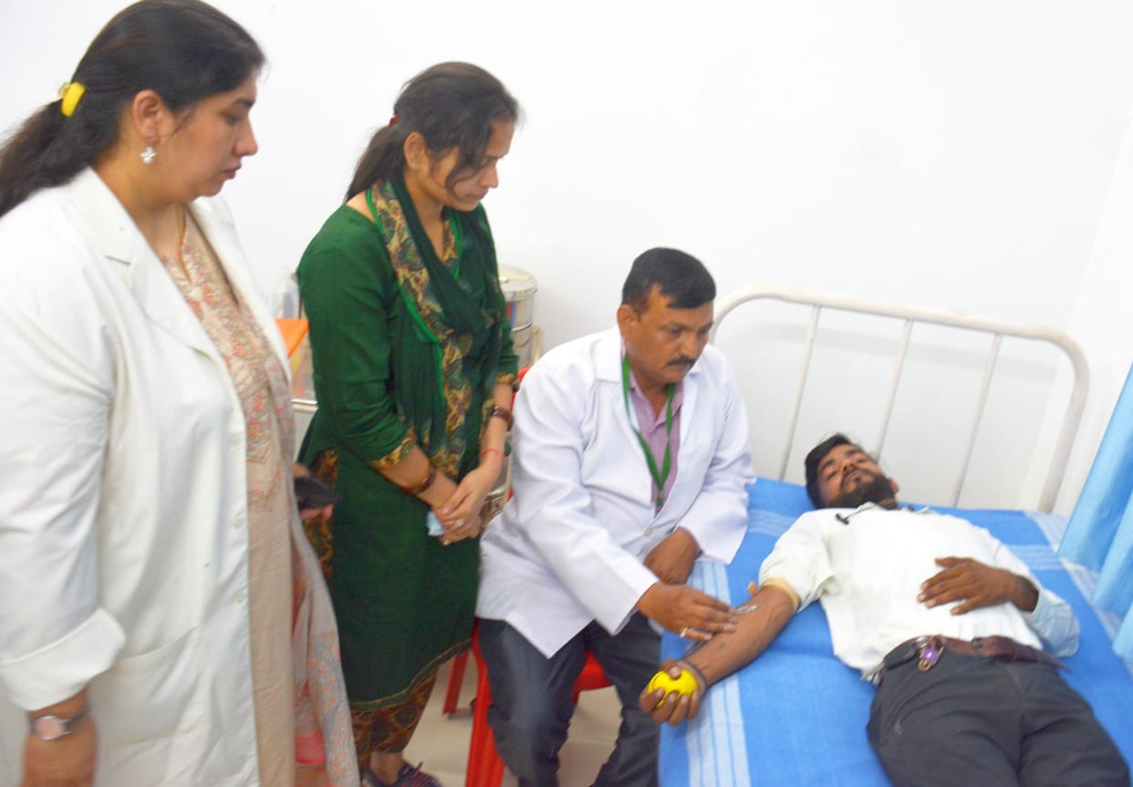 donating blood