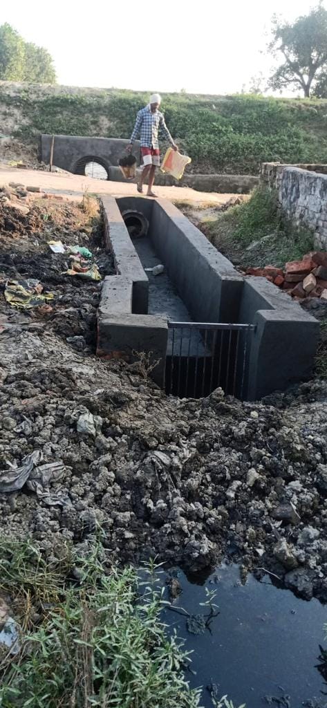 Contaminated water will not go into ponds and rivers