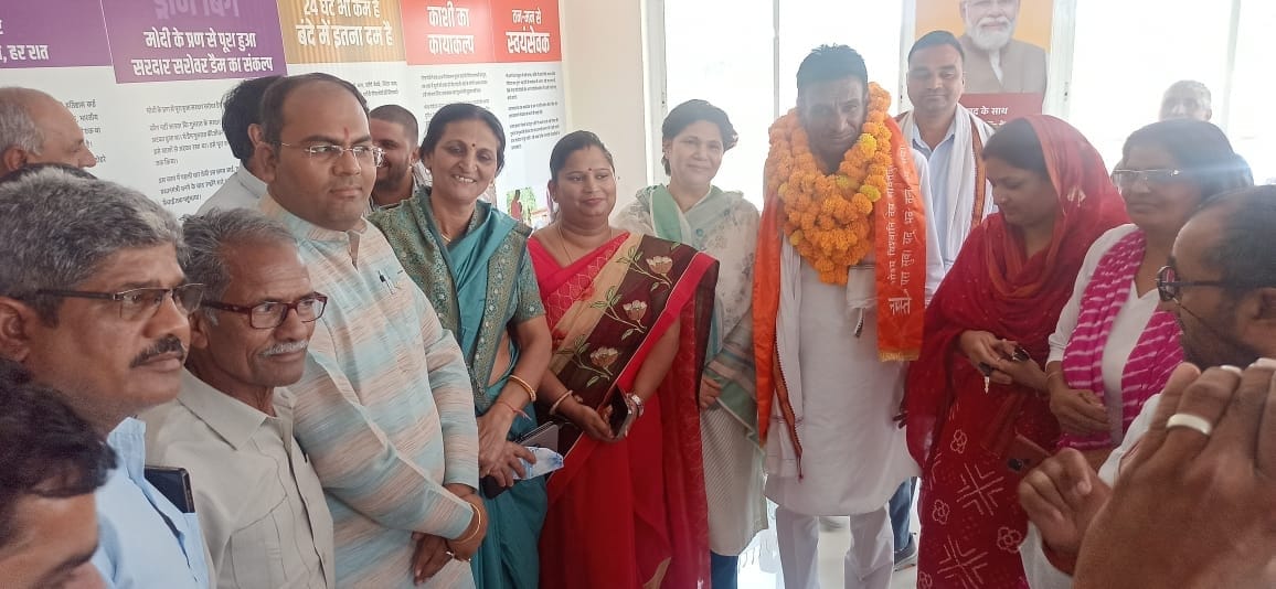 Pritam Singh Chauhan became the new district president of BJP in Rewari