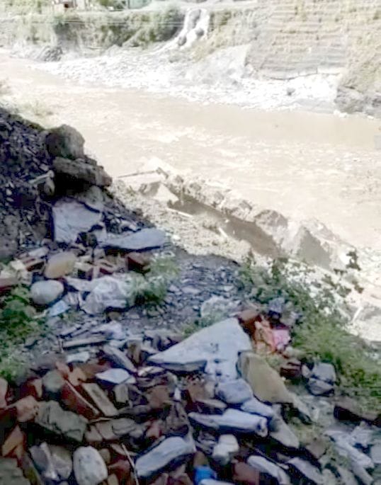 Riot engulfed in Ravi river near Dharwala