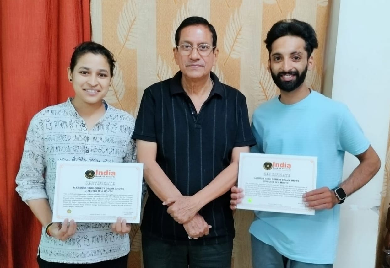 Positive news- two students got honoured.