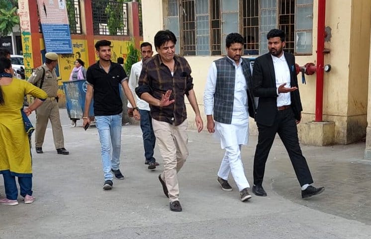 SP MLA Nahid Hassan appeared in the court