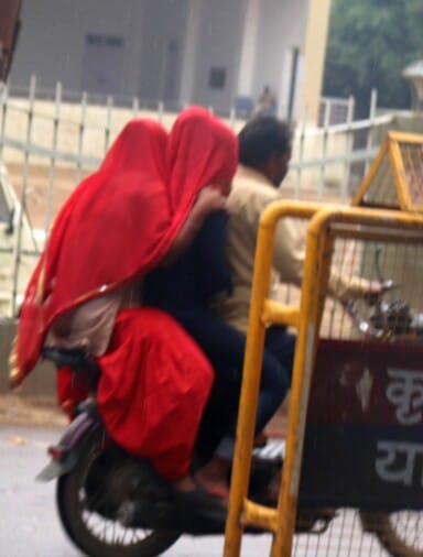 Three hours of drizzling rain, relief from heat