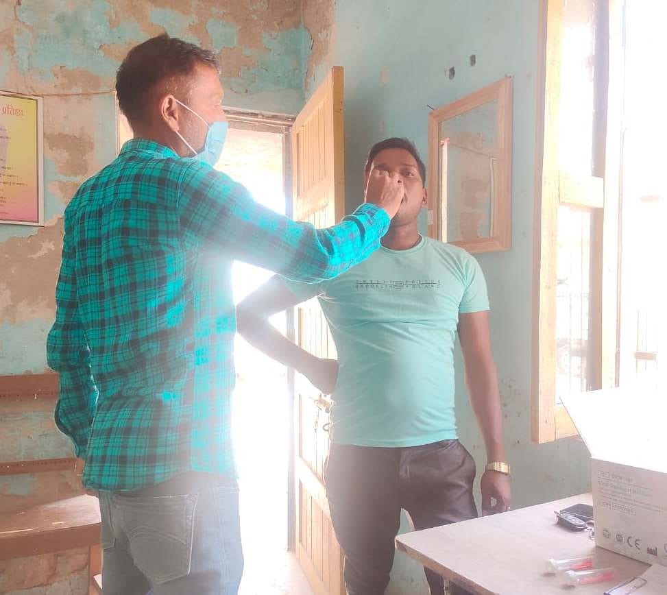 vaccine not availble in santkabirnagar