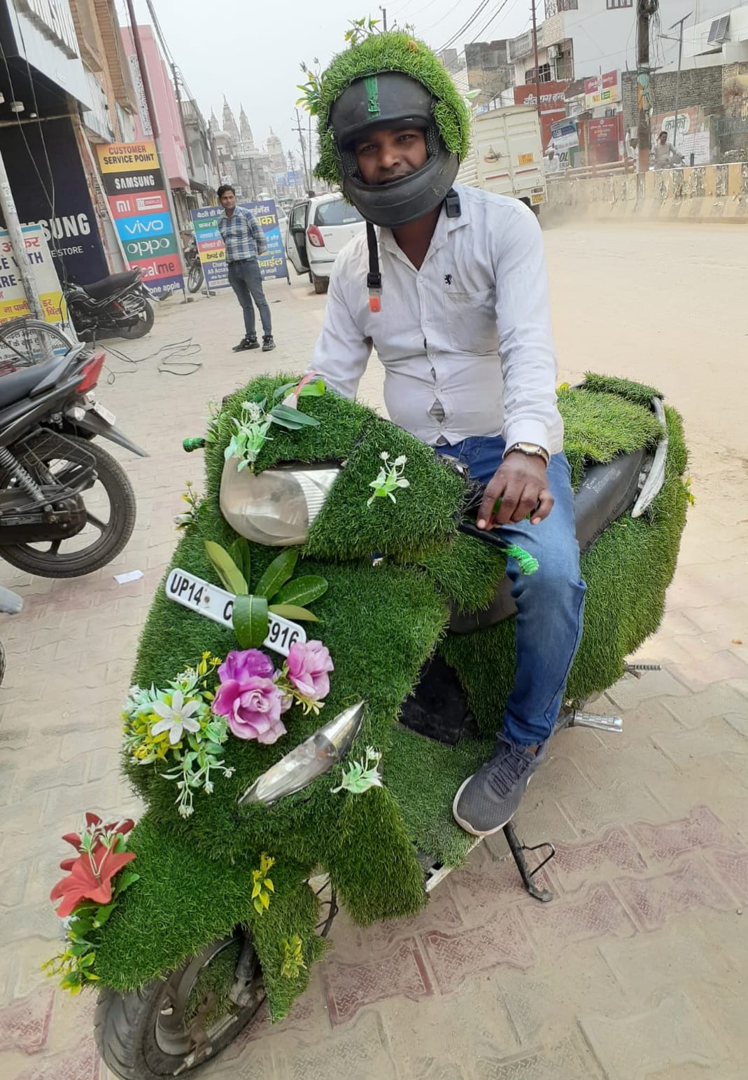Save life by increasing greenery... so that oxygen remains