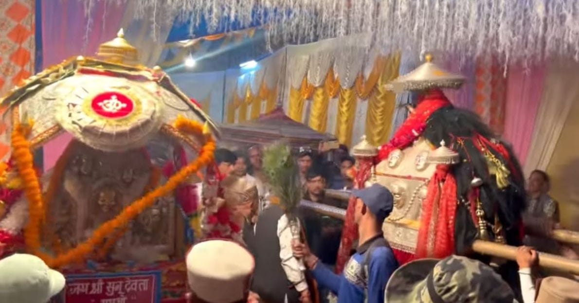 Divine meeting of Sunu Dev of Shimla with Rajarajeshwari Mahamaya