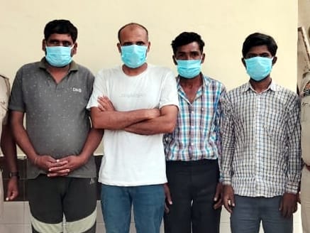 Report lodged on illegal mining in Kho river, four arrested