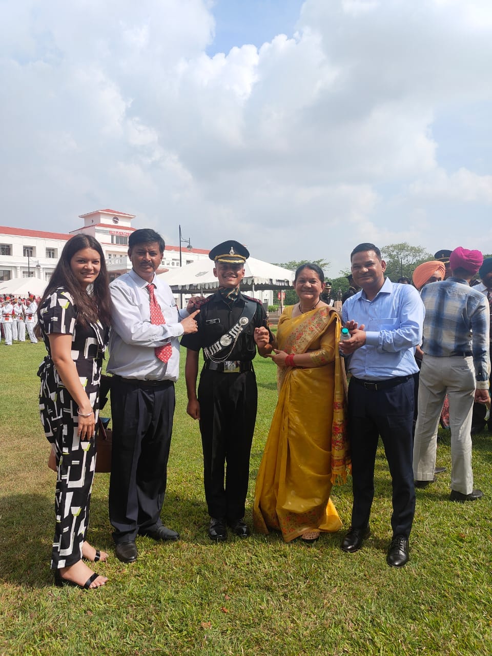 Rajat Negi of Nainital commanded the passing out parade