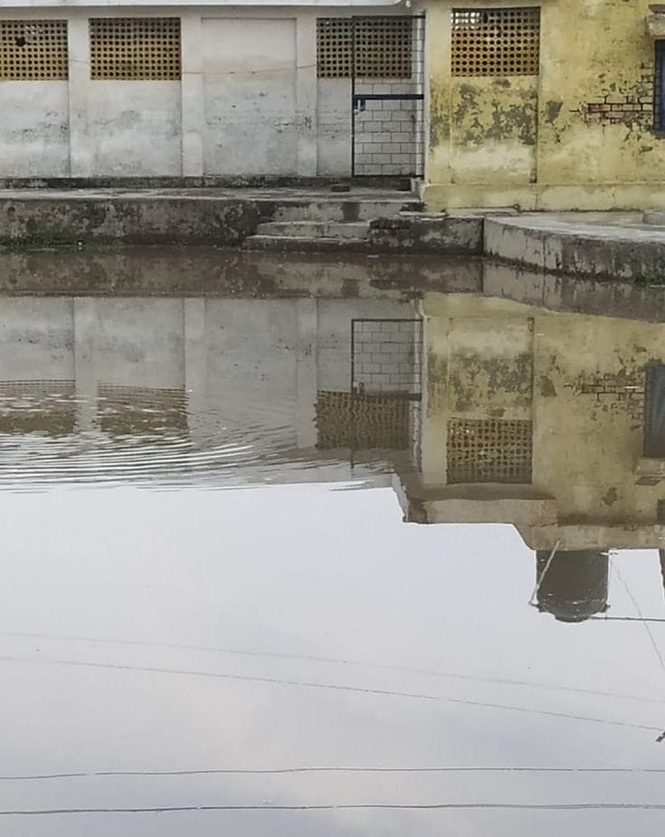 Siddharthnagar: Waterlogging in bus station premises due to rain