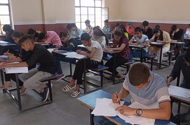 225 participated in the entrance examination