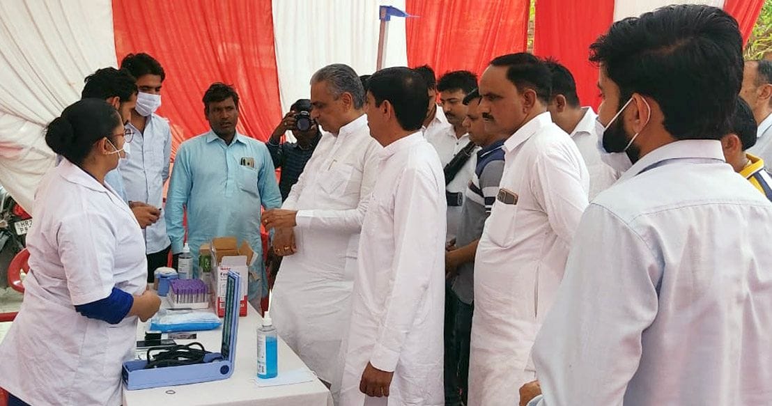No big officer showed up at Antyodaya fair, MLA got angry, ADC and SDM arrived later
