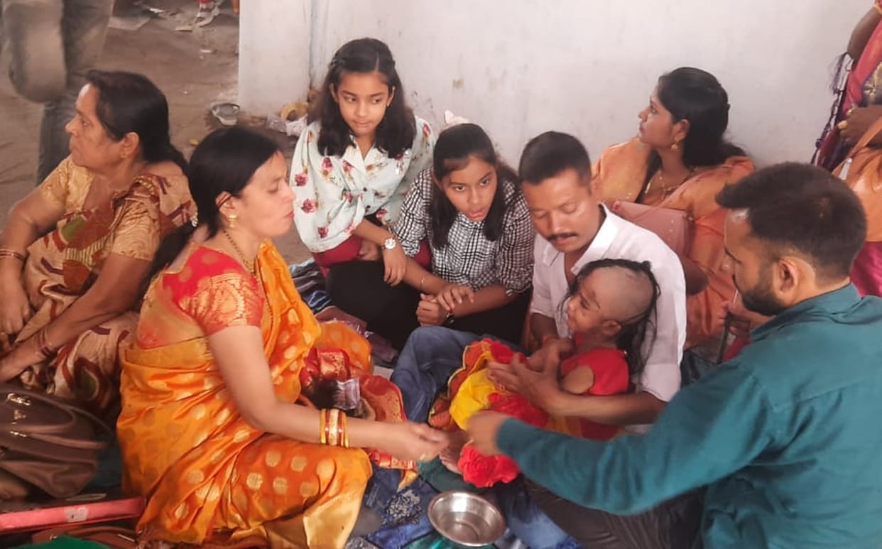 There was a lot of buzz to get shaved in auspicious time