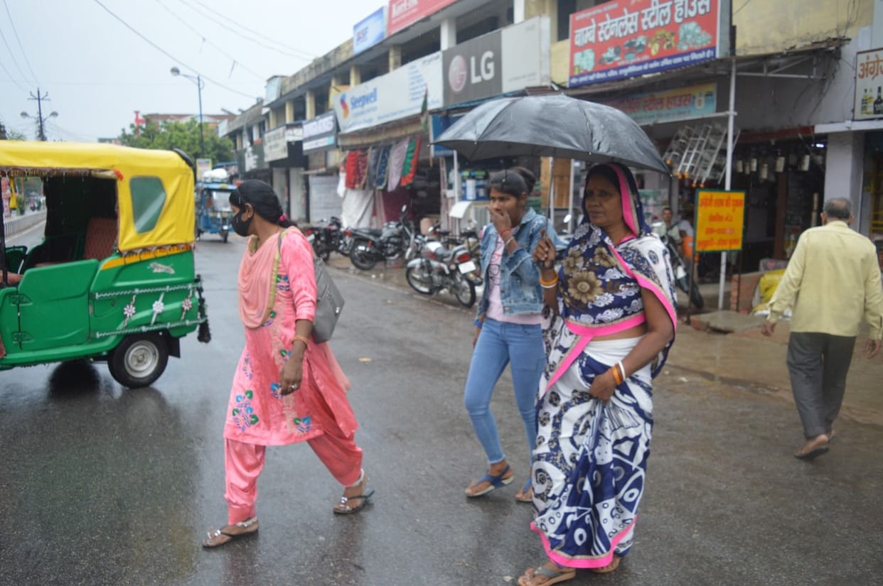 temperature dropped due to rain