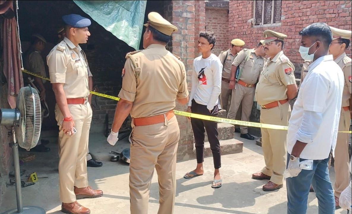 Murder of old woman sleeping in the house