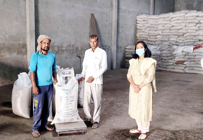Where 100 quintals of wheat is available, the team will reach there to buy