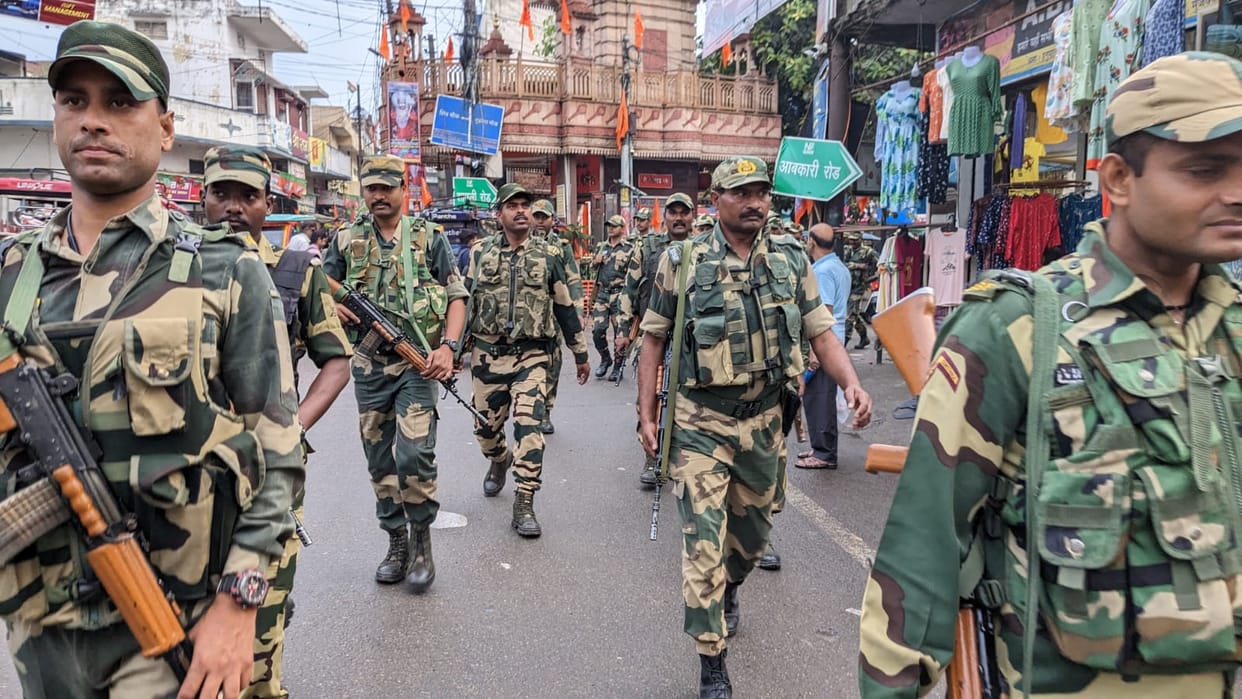 Barricading on the border, voting will be held in the security circle of seven thousand policemen