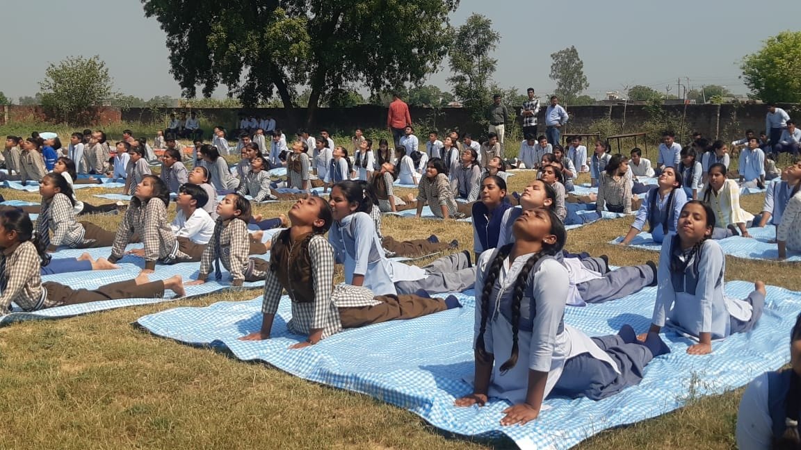 Doing yoga regularly keeps body and mind healthy