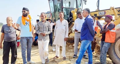 Farmers forcibly removed the soil from the fields