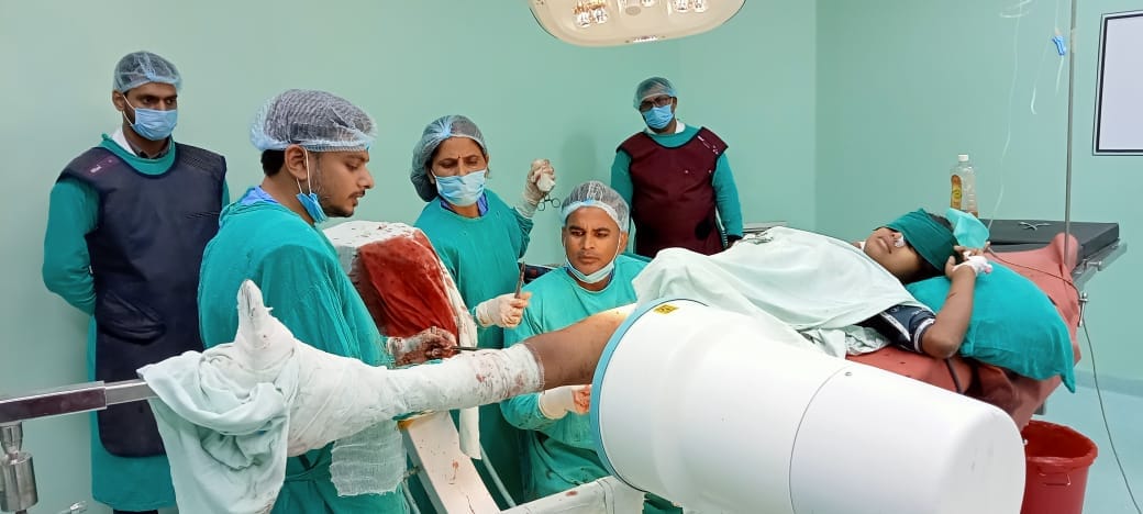 Principal gave anesthesia when operation was necessary