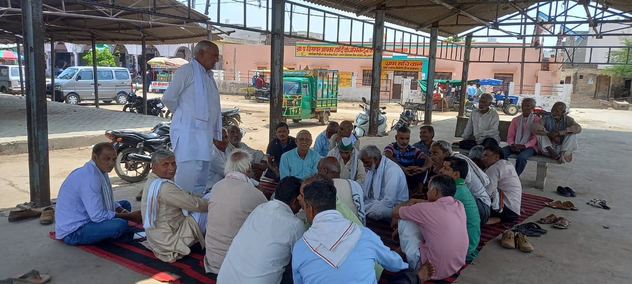 Protest against lathicharge on wrestlers