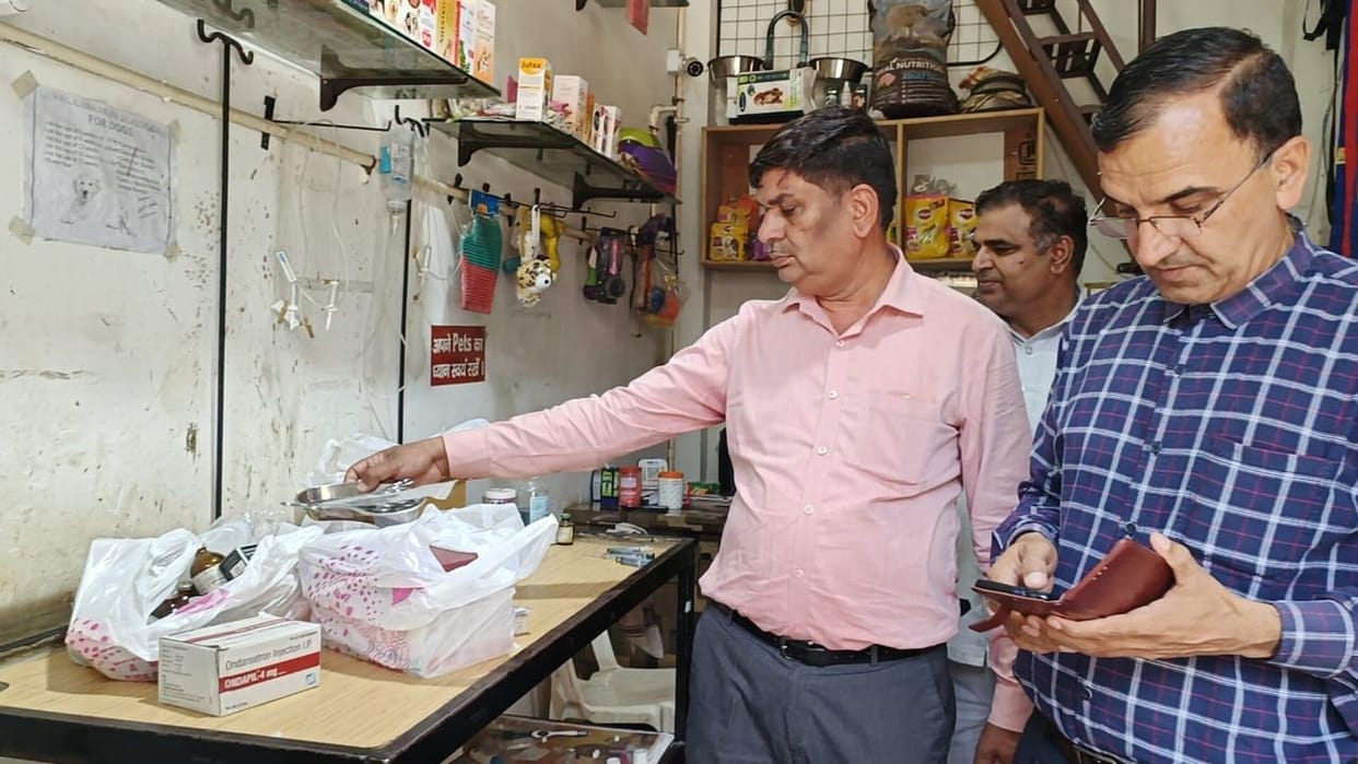 VLDA appointed in Panipat was running illegal veterinary pet shop in Sonepat