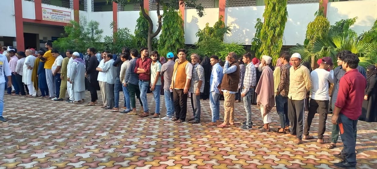 People's decision closed in the ballot box, the city backward, the highest turnout in Budhana