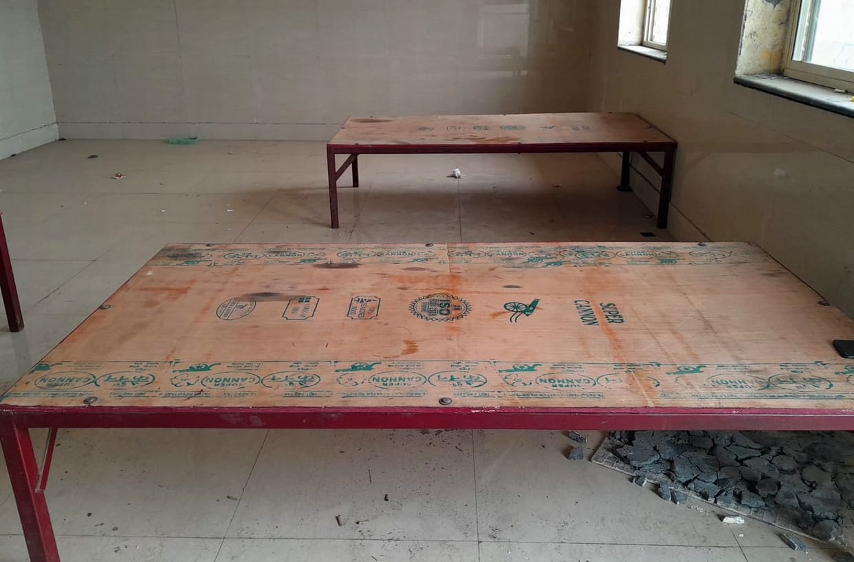 Roadways workshop's toilet closed, mattress missing from waiting room
