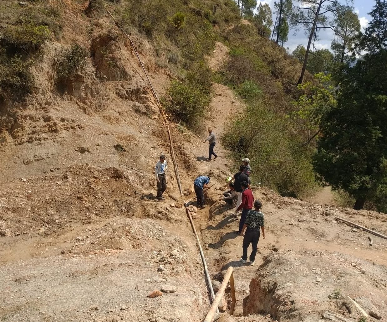 Less Water Supply in Tarmoli