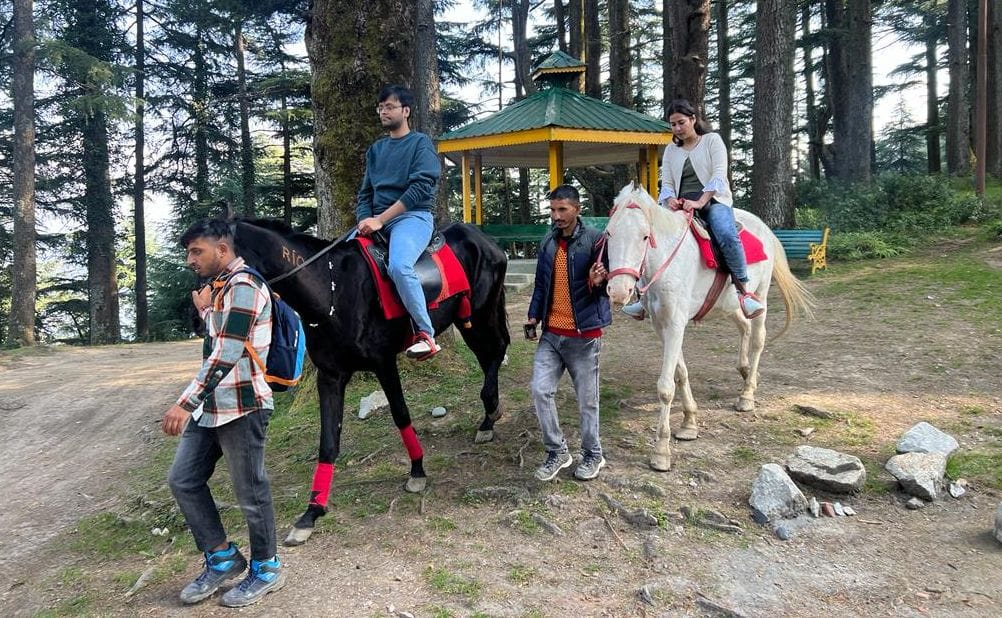 Tourist place Khajjiar buzzing with tourists
