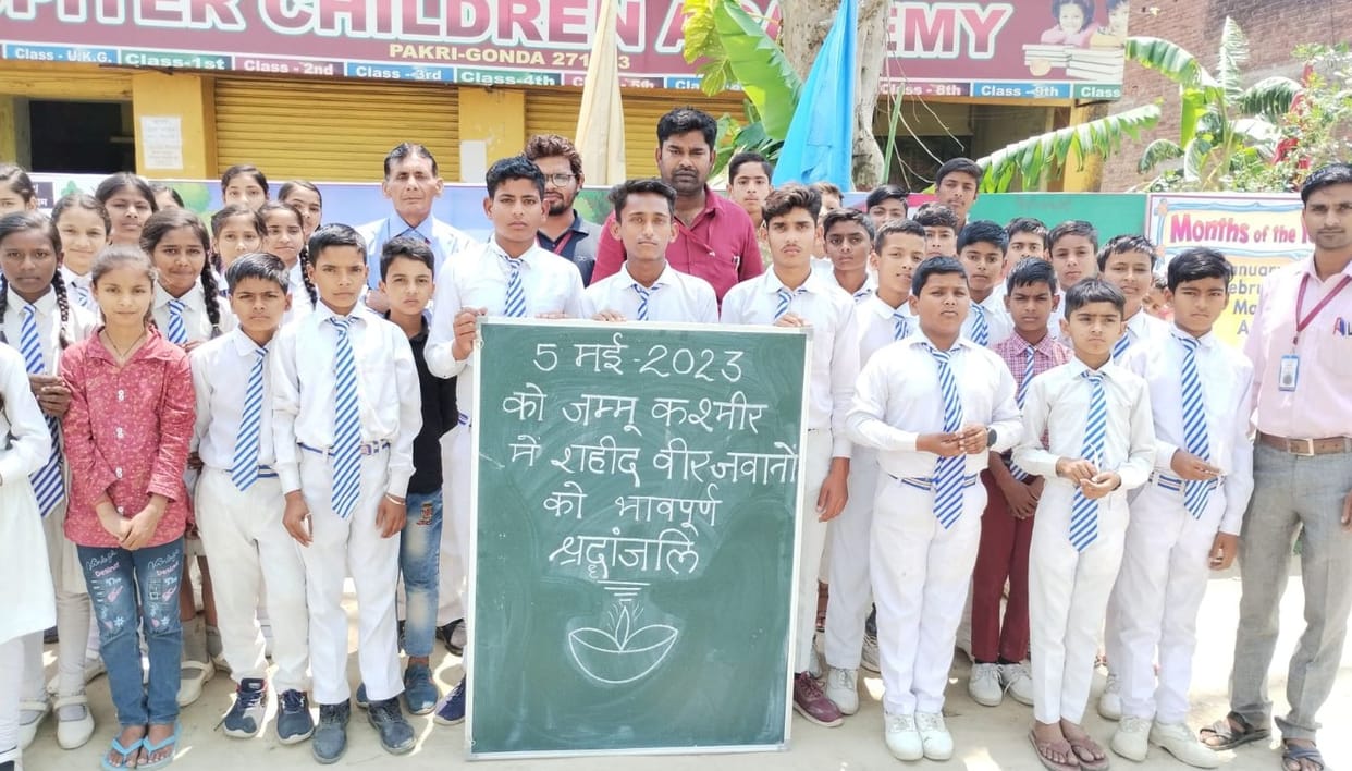Tributes paid to the martyred soldiers in Rajouri