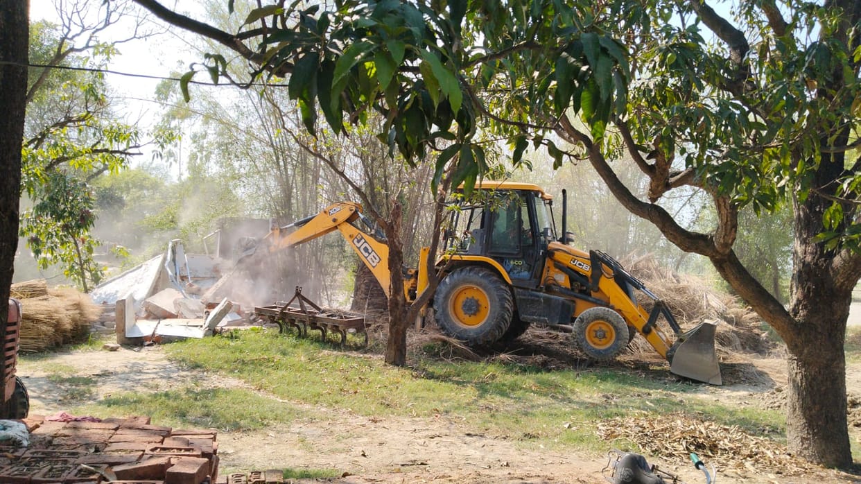 Encroachment removed from public use land