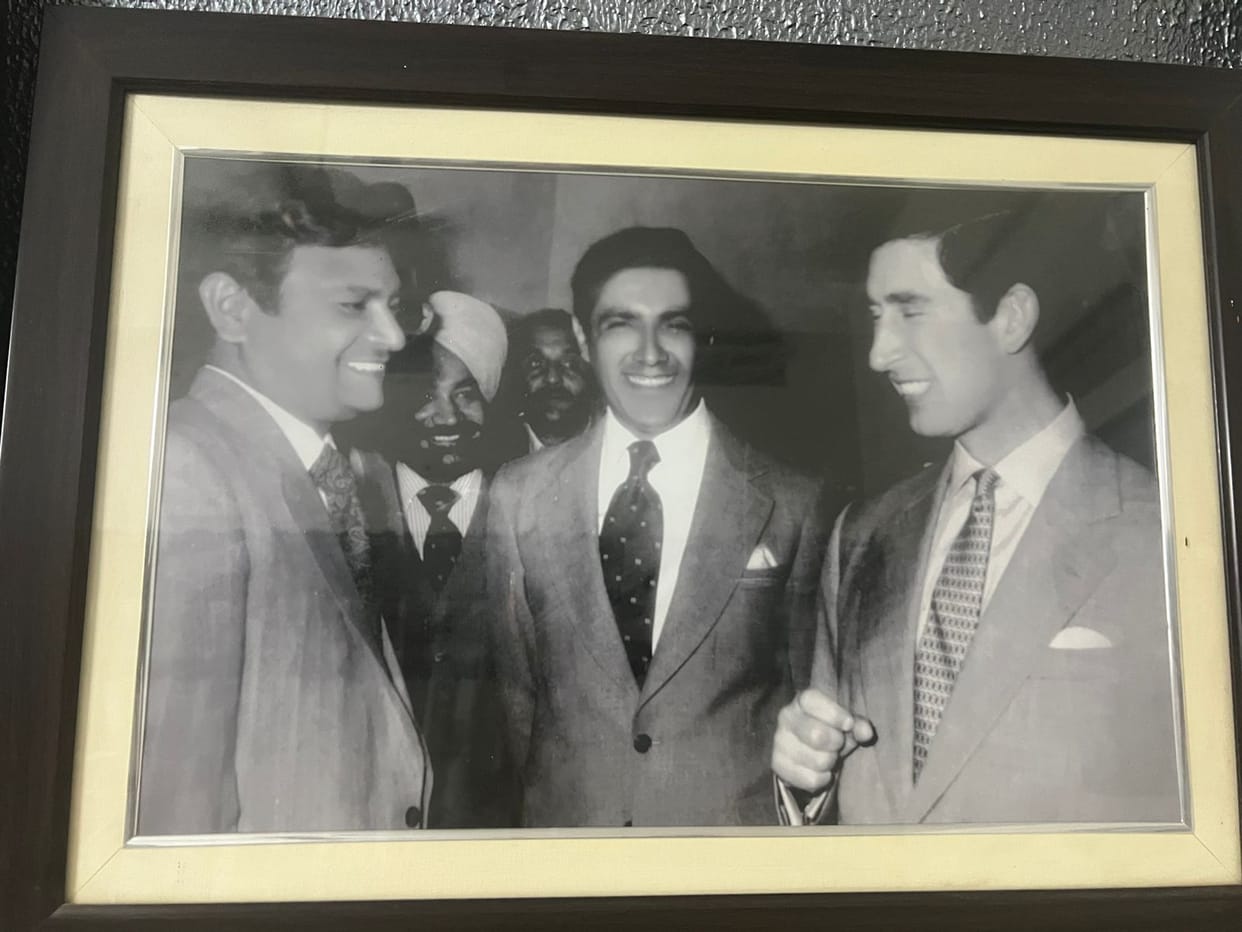 RR Bhardwaj of the district had met Prince Charles