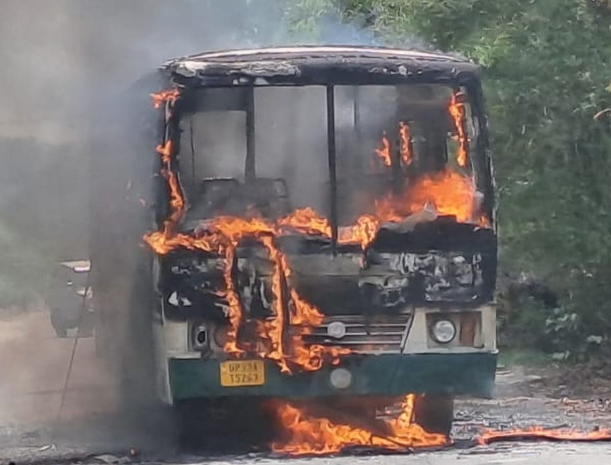 roadways bus became fireball