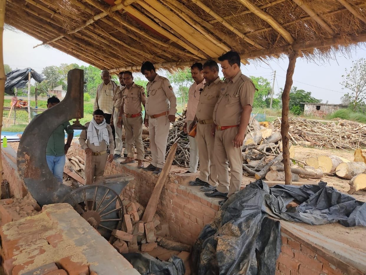 Forest department sealed two saw machines