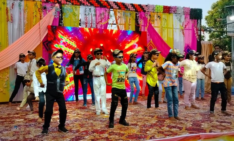 Students showed their talent in the annual function