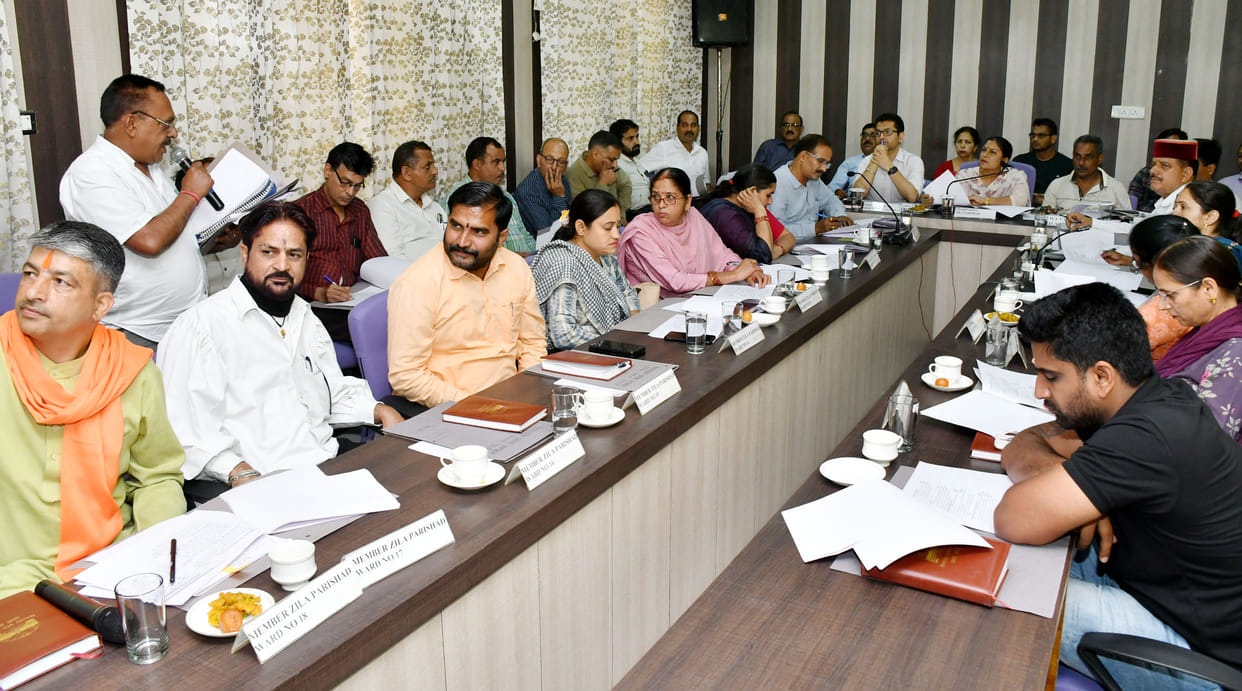 Zilla Parishad meeting heats up case of chitta smuggling