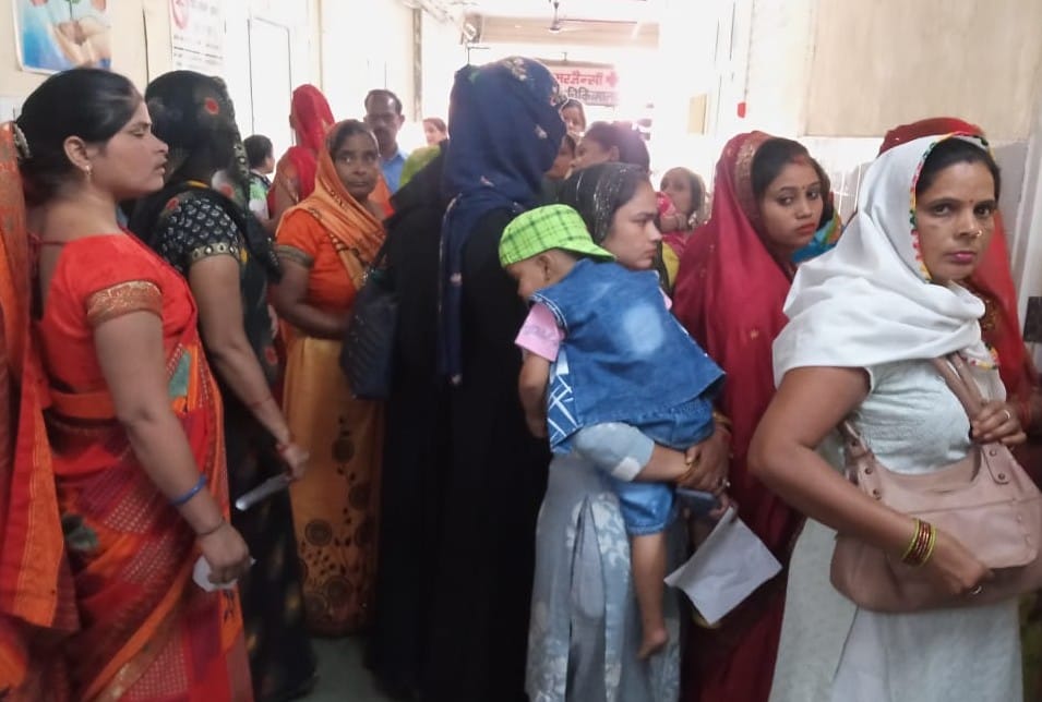 Women hospital services running with the help of a doctor