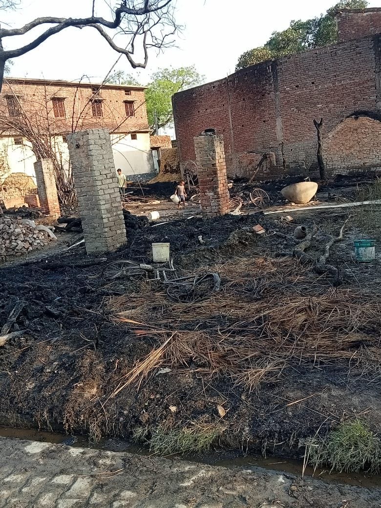 fire in house damage