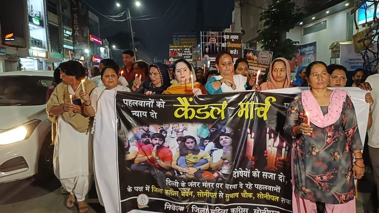 Candle march sought justice for wrestler daughters