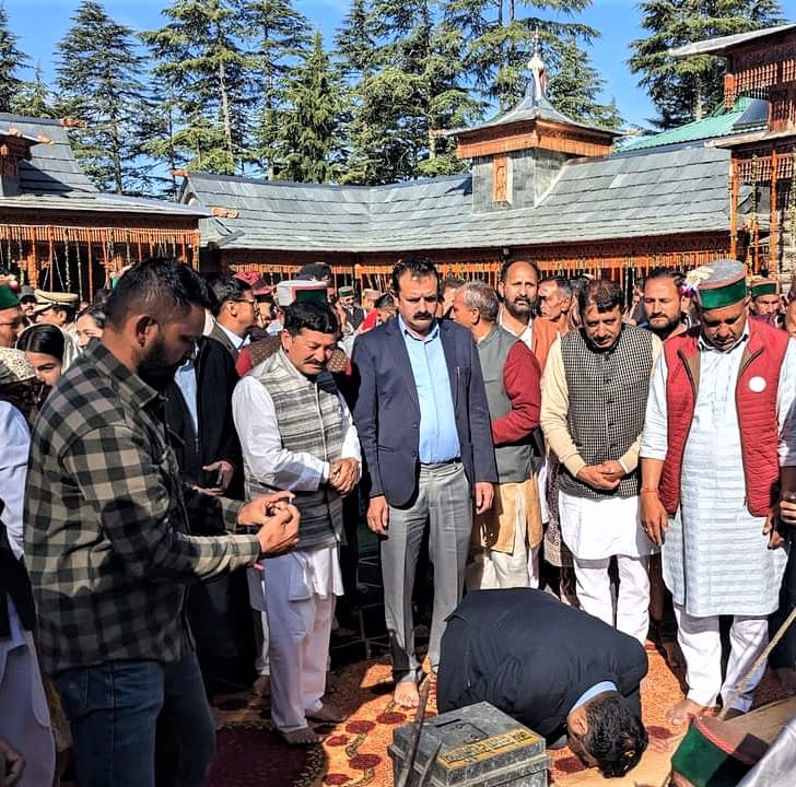 Consecration of Kyanlu Dev's temple with Shikha Pujan