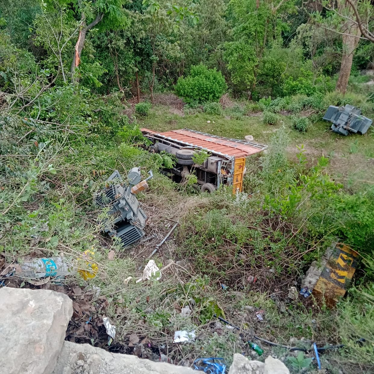 accident canter ditch