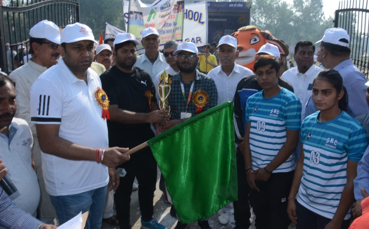 Khelo India University Games torch rally held in the city