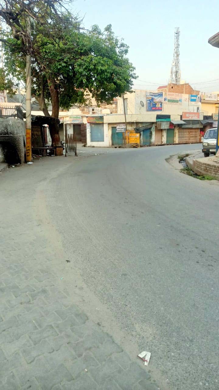 There was silence in the market during the voting, the streets remained deserted