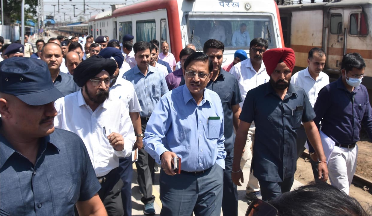 Railway General Manager inspected the station